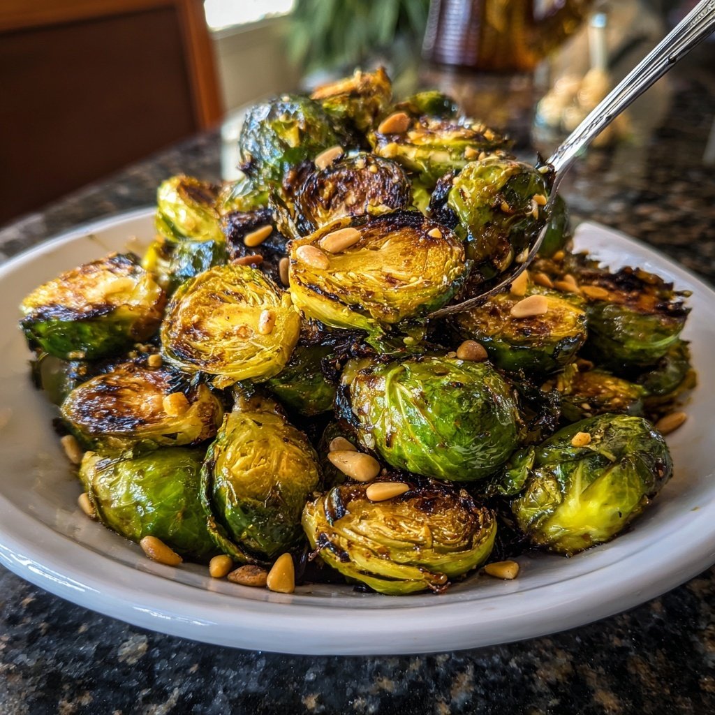 Balsamic Roasted Brussels Sprouts