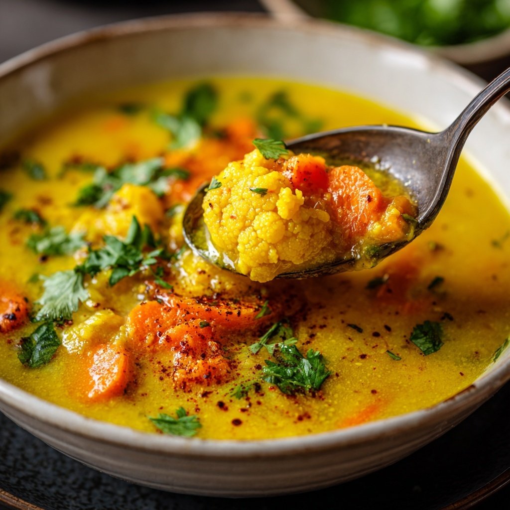 Golden Turmeric Veggie Soup