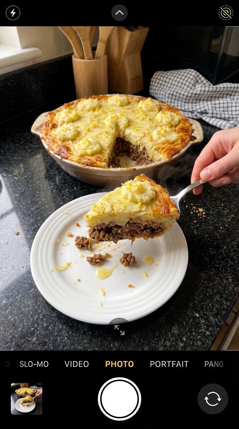Lemon Drizzle Shepherd’s Pie