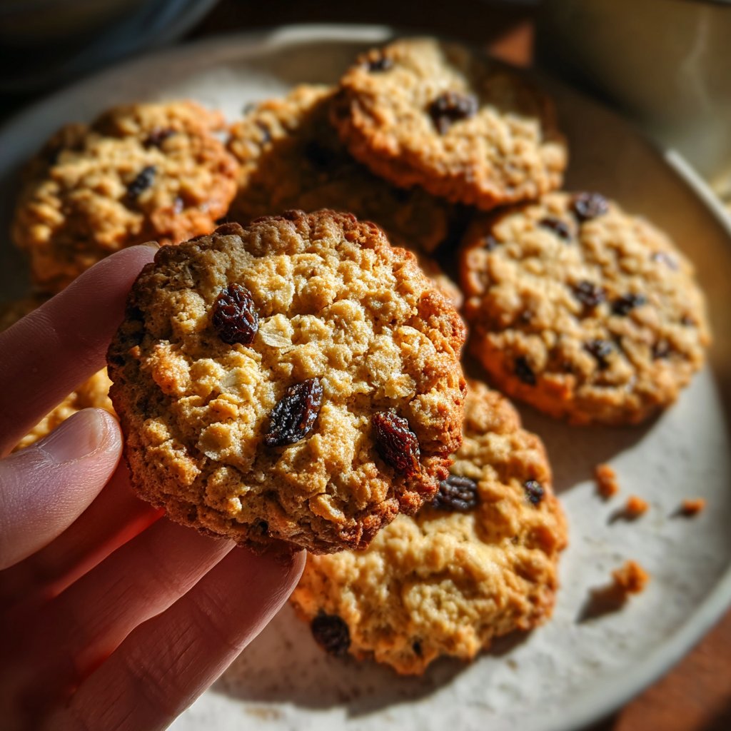 Oatmeal Raisin Spring Cookies