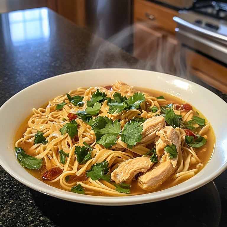 Ginger Chicken Noodle Soup
