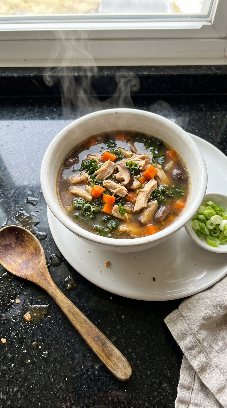 Chicken and Vegetable Miso Soup