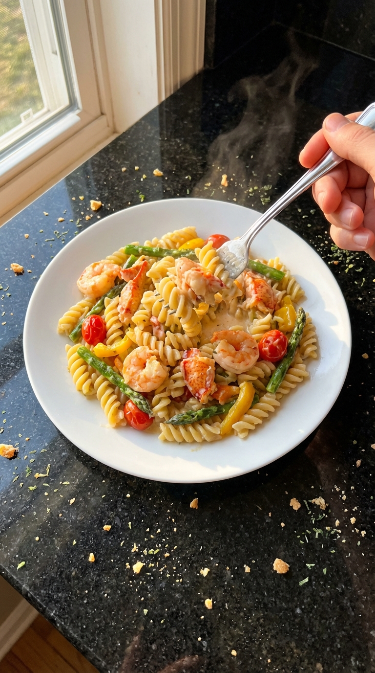 Shrimp & Lobster Pasta Primavera