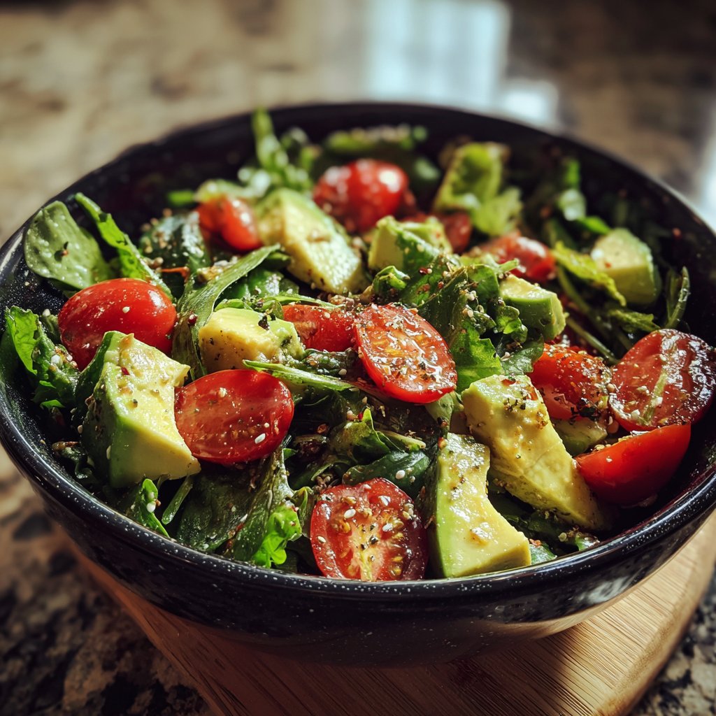 Crispy Cucumber Avocado Salad