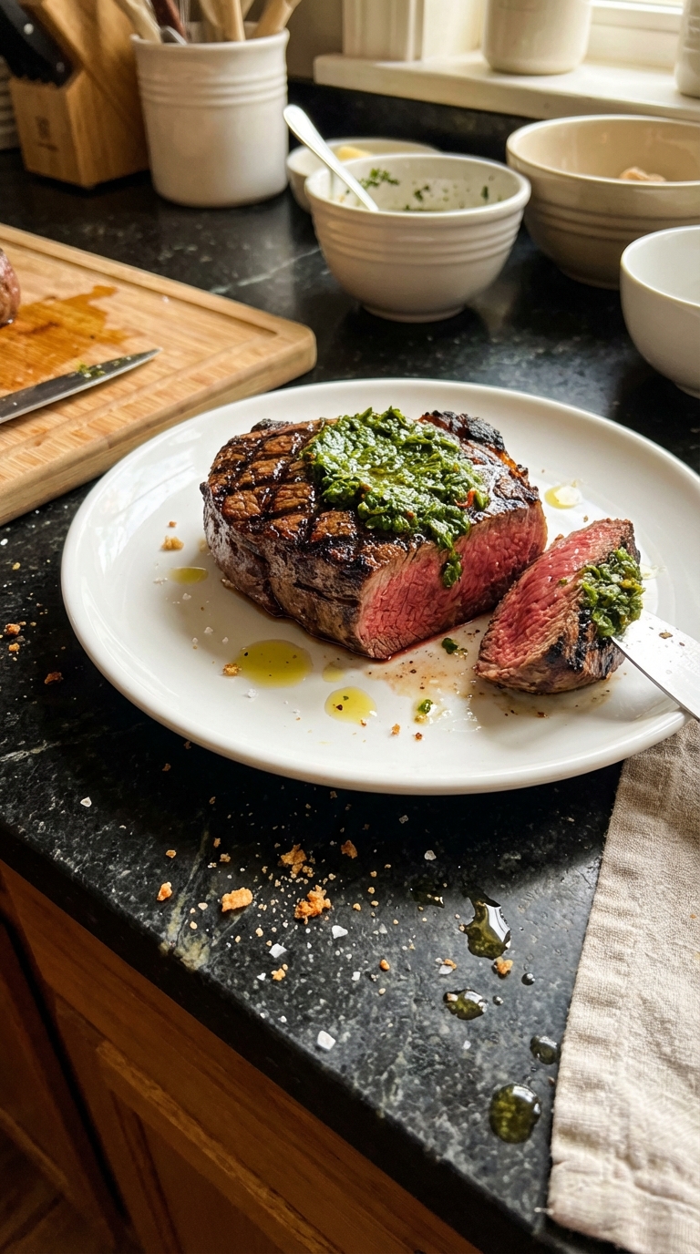 Filet Mignon with Chimichurri