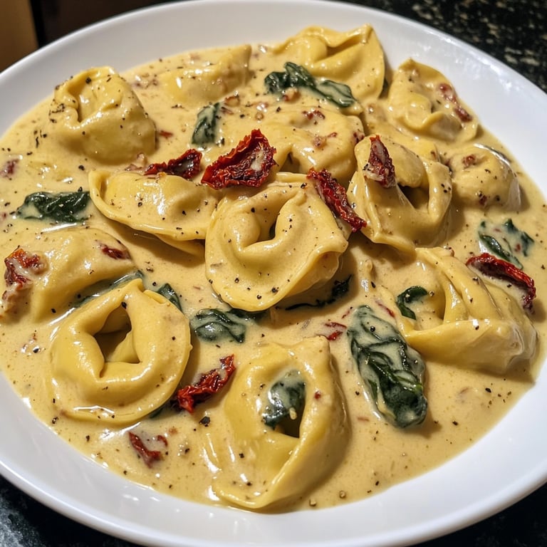Half Baked Harvest's Slow Cooker Creamy Tortellini