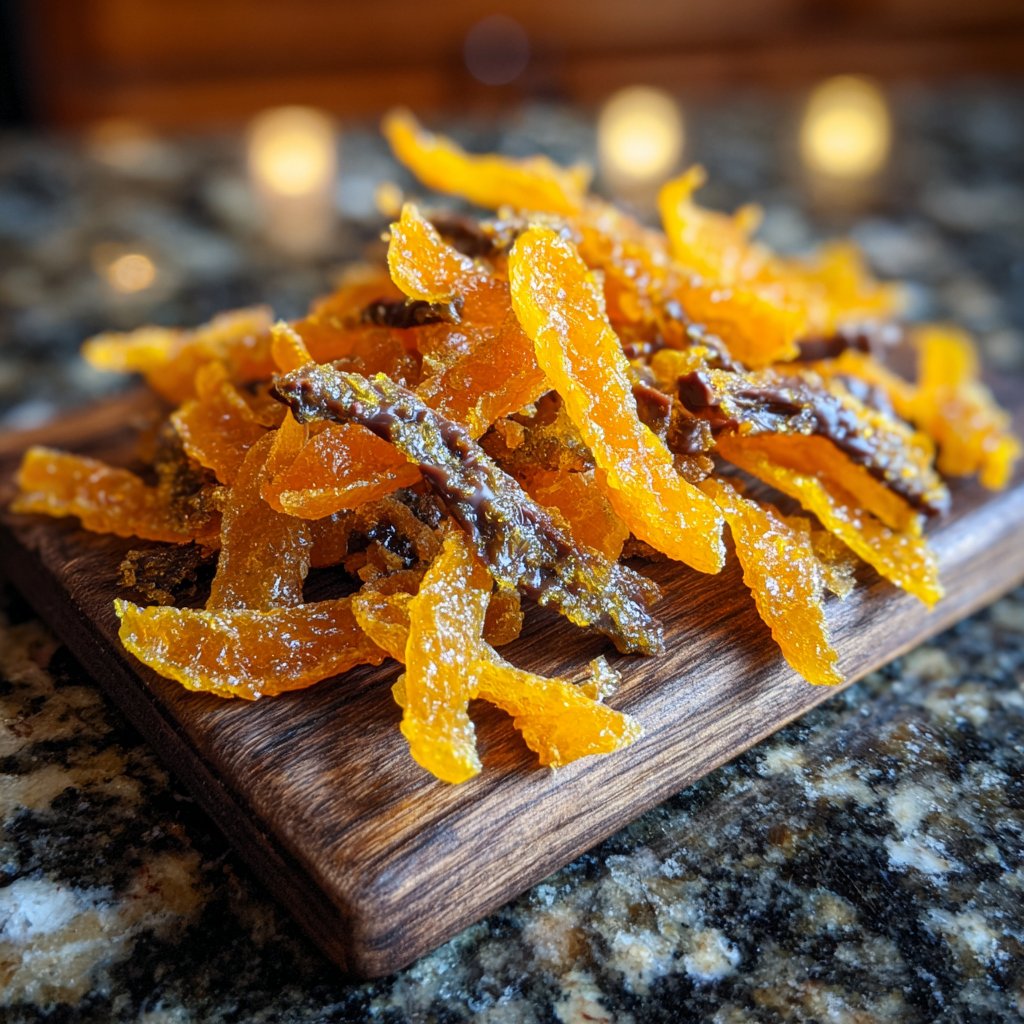 Candied Orange Peel Candy Box