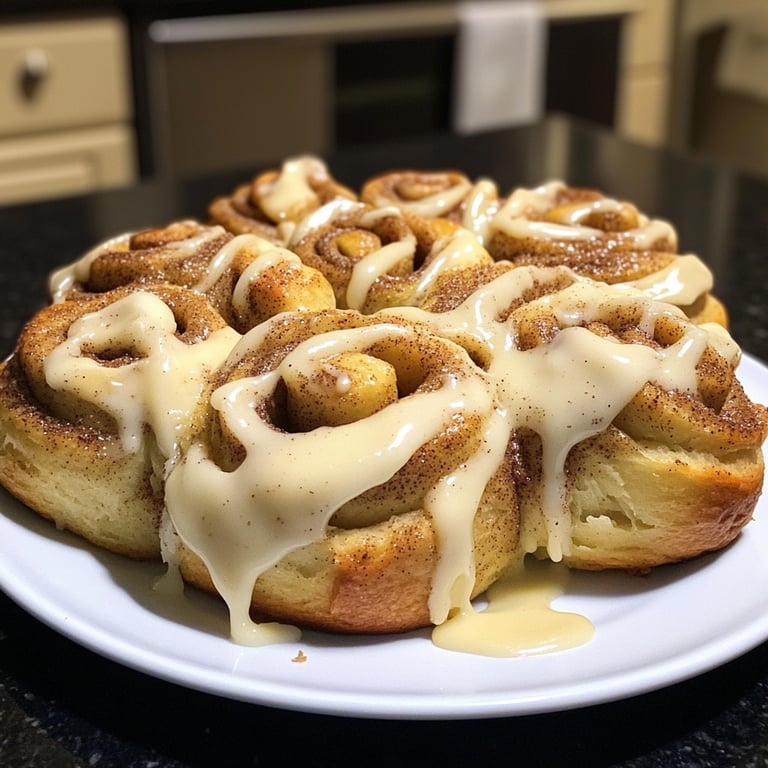 Apple Cinnamon Rolls with Cream Cheese Frosting
