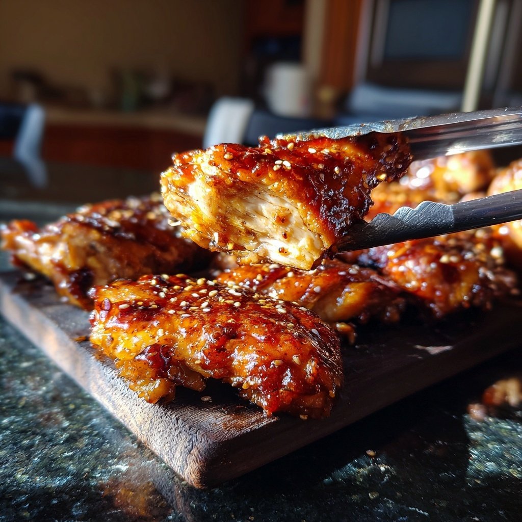 Sweet and Spicy Glazed Chicken