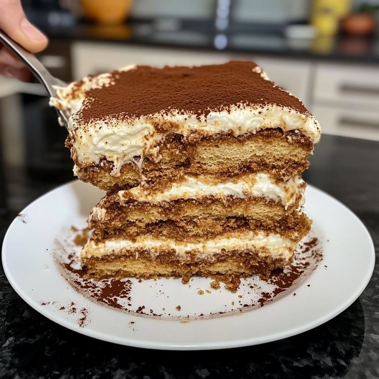 Speculoos Tiramisu with Mascarpone Cream