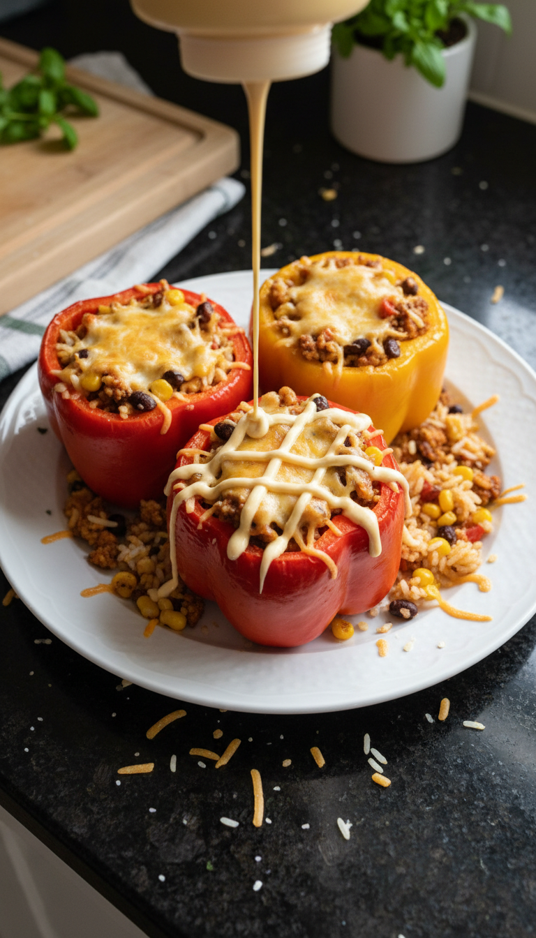 Stuffed Peppers with Aioli Twist