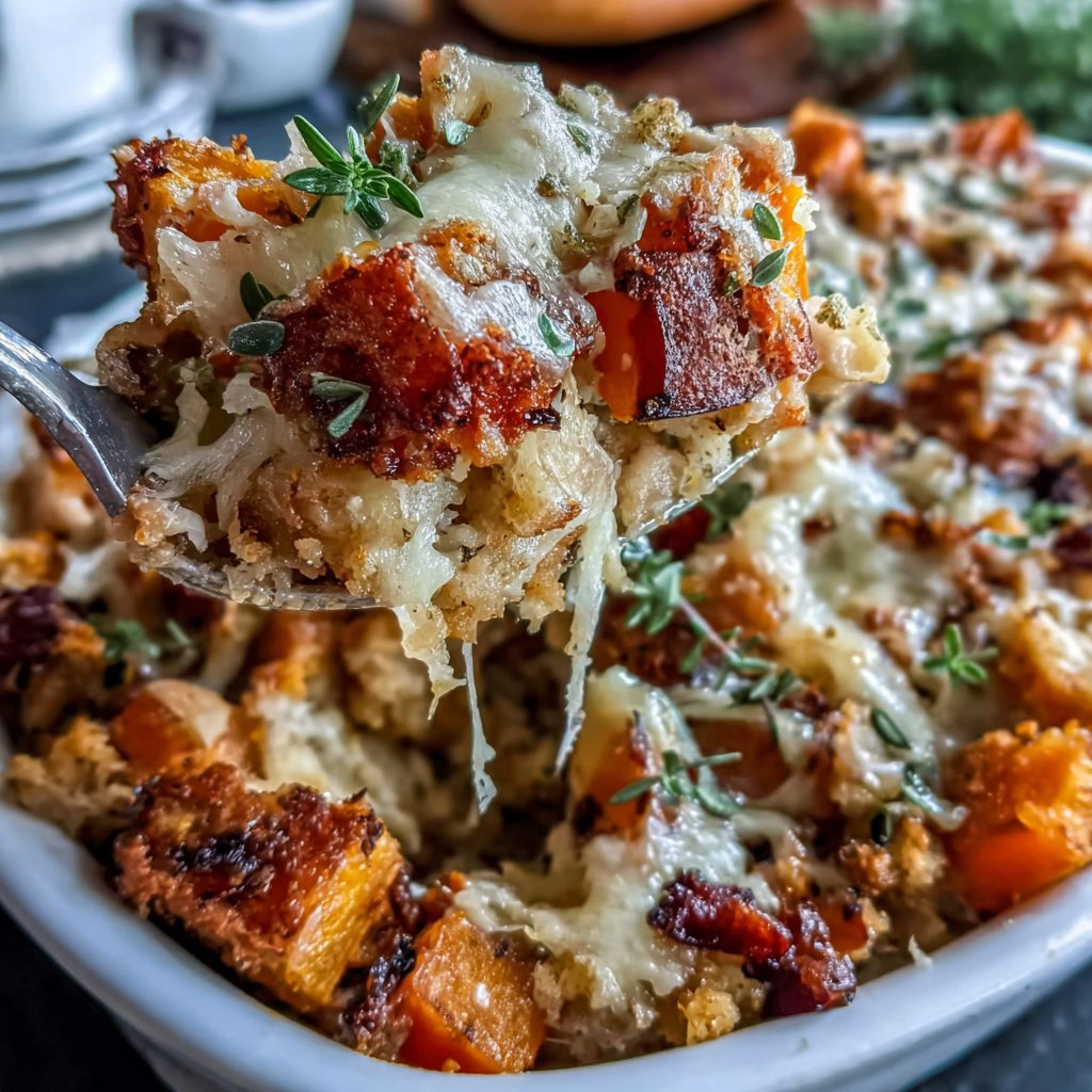 Turkey and Butternut Squash Bake