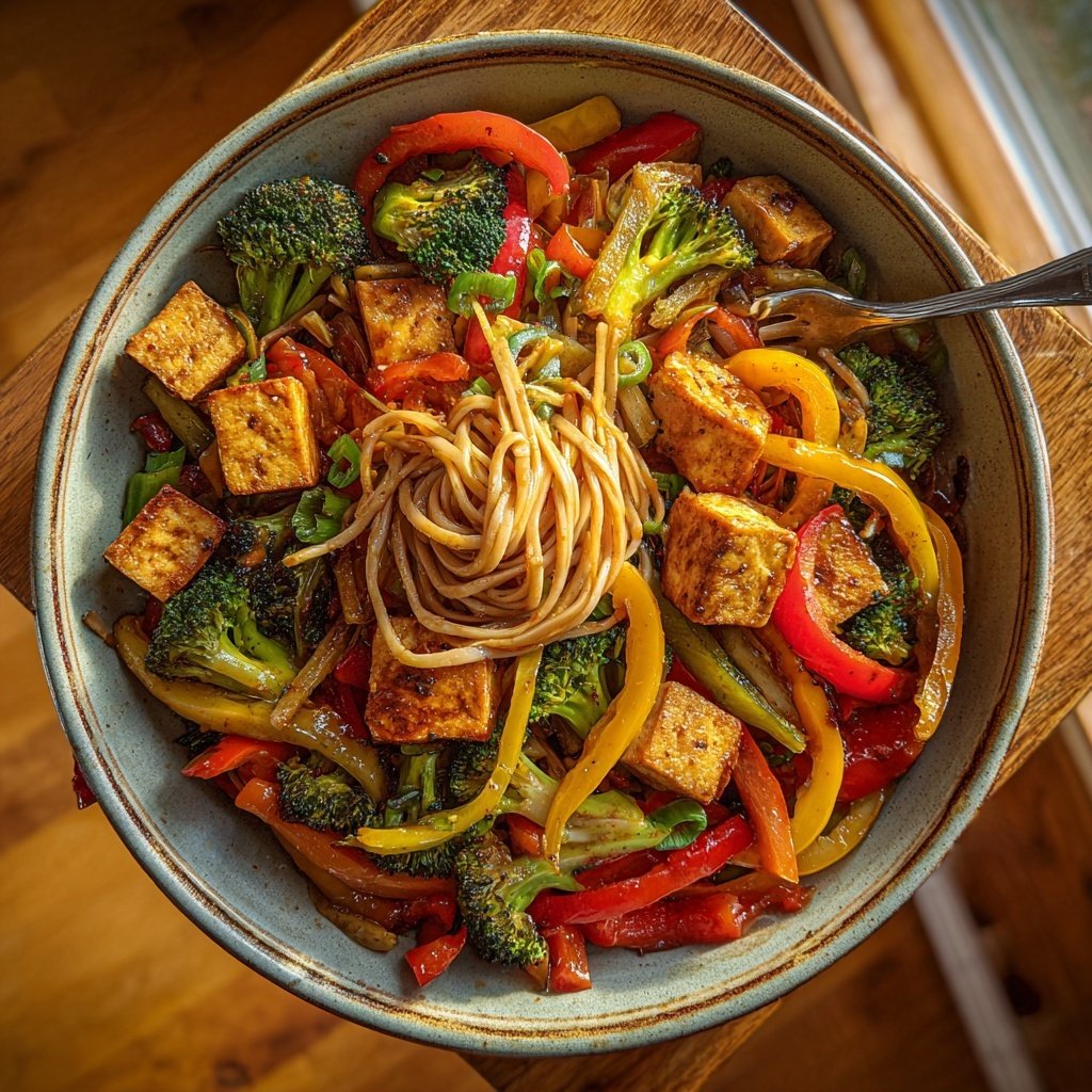 Spicy Vegetable & Protein Stir-Fry