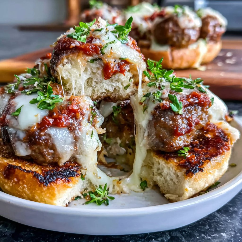 Mouthwatering Meatball Hamburger Surprise