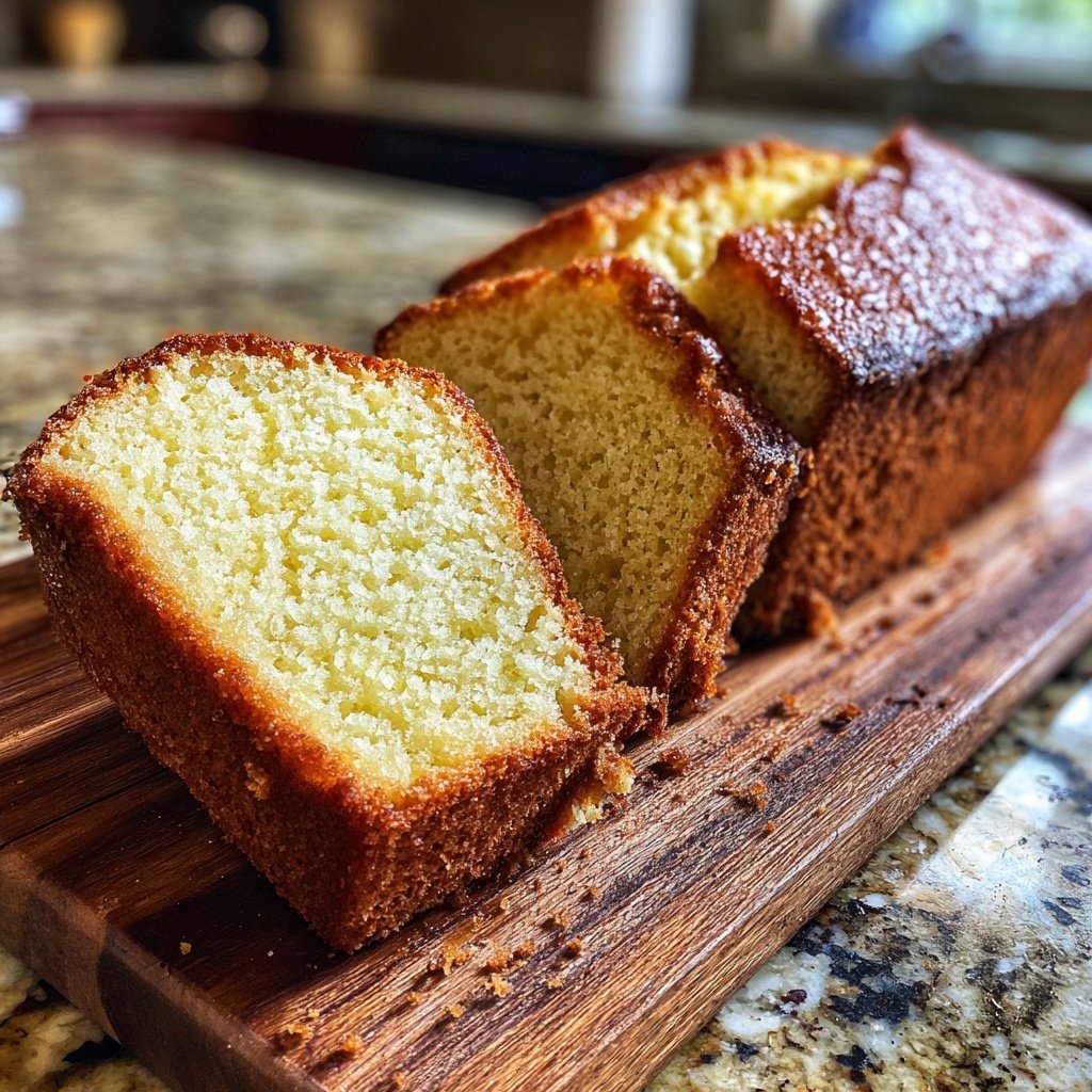 Luscious Vanilla Bean Pound Cake