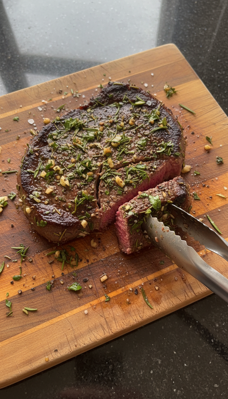 Herbed Foil Pack Filet Mignon