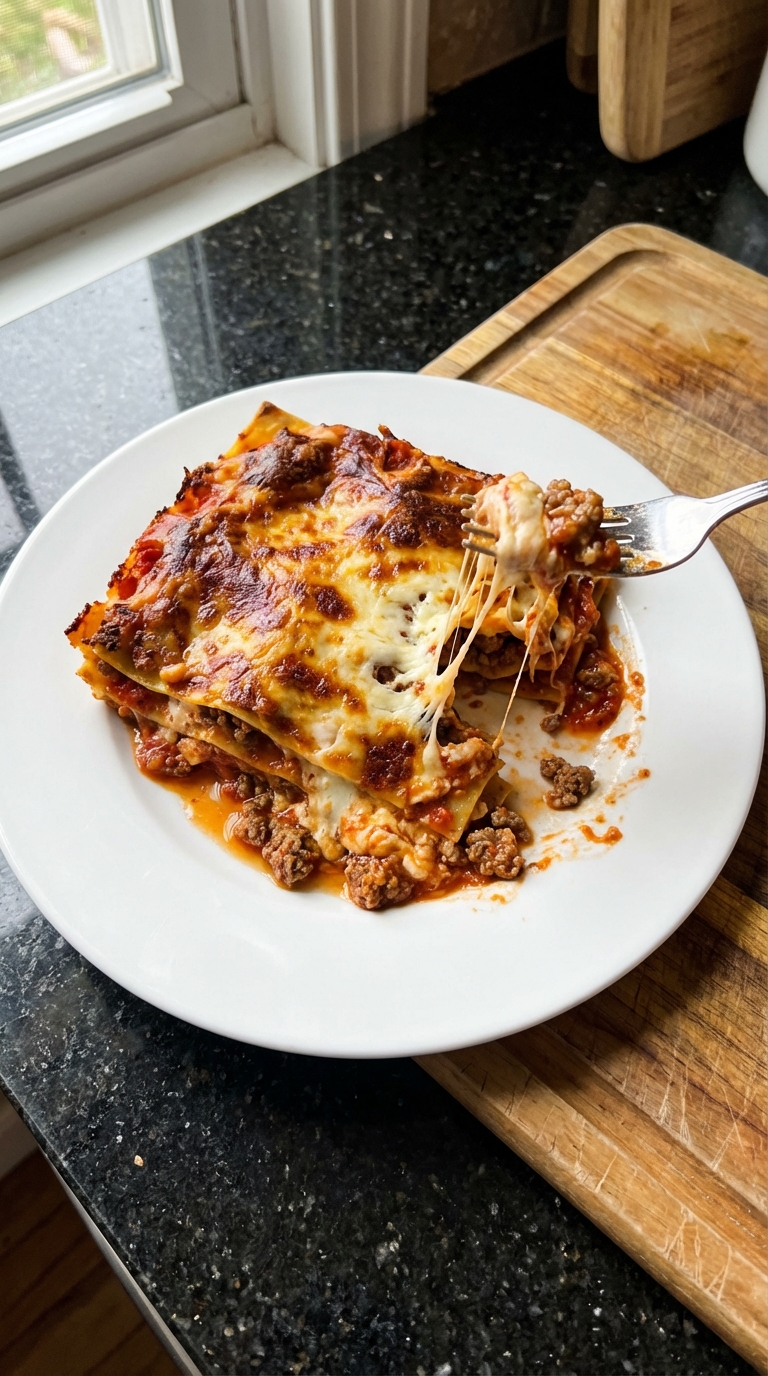 Classic Beef Lasagna with Aioli