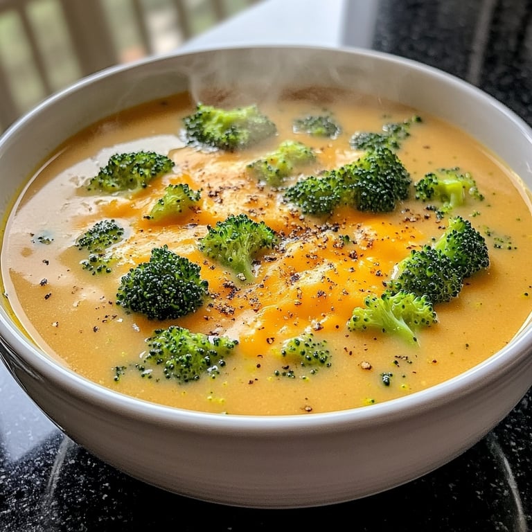 Comfort Broccoli Cheddar Soup​